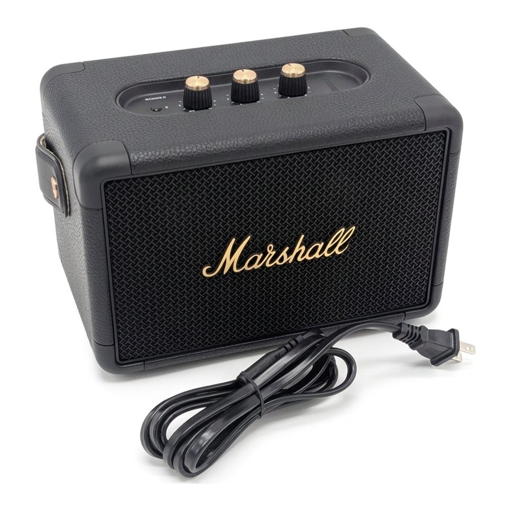 Marshall Kilburn II Portable Bluetooth Speaker, Black and Brass